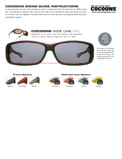 cocoons sunglasses price|cocoons sunglasses size chart.